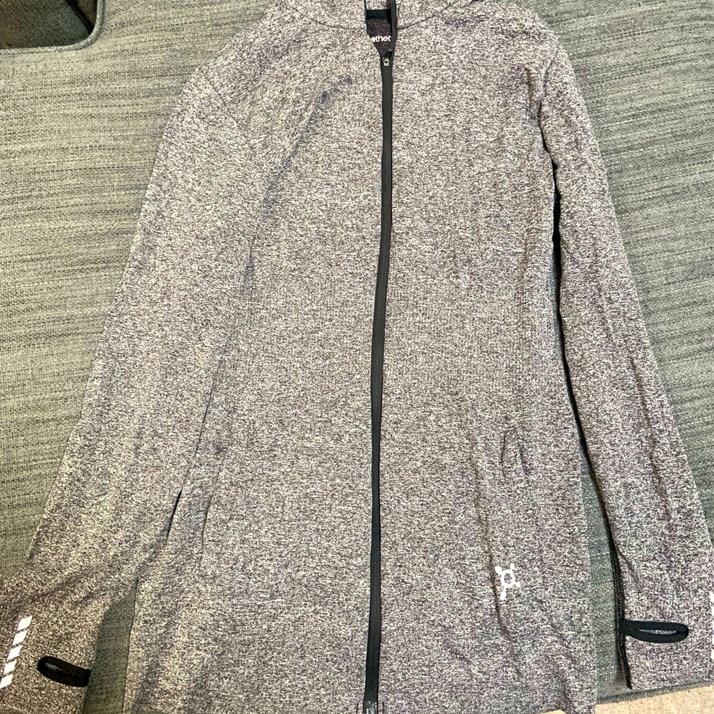 Long sleeve performance zip up